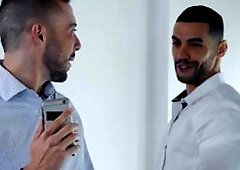 DrillMyHole: Bareback sucking dick together with tattooed Arad Winwin piercing Shane Jackson