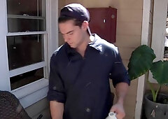 DrillMyHole: Brazilian Leo Fuentes and muscle Aspen butt sex