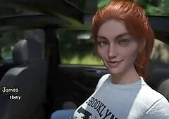 Summer Heat: One Guy And Two Sexy Girls In The Car-Ep3