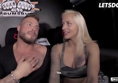 German Wife Fit Xxx Sandy Fucks Amateur Style With Her Husband In Bus