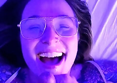 Amateur MILF blowjob cumshot