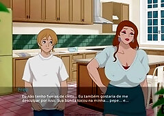 Secret building episode with a slide landing in a hot milf's pussy