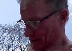 Big Cock Gangbang on Old Man