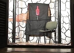 Unattractive S&M Mistresse Megan torments her chunky sub in the dungeon with sexy wax, servitude, flogging, and ding-dong