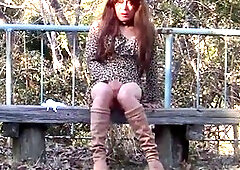 Japanese, in the woods