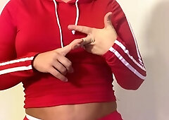 Blonde emo amateur solo masturbation