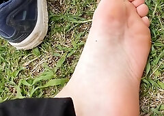 Nuzzle my perspiring soles after a long hike