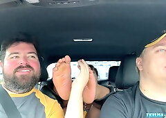 Nemo does a superb job at teasing and kittling Fabios soles