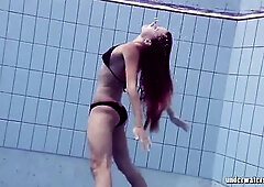 Shaggy and surprised underwater teen Gurchenko