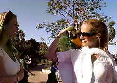 Blue Angel and Anita Dark get a little naughty in San Diego