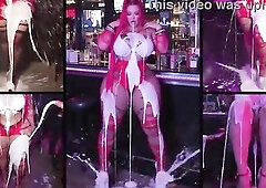 Hawt gals make sexy creampies without throat on there own bodys