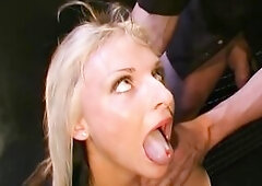 Teen Sex Thrall gets anal group-fucked and piddled on