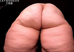 Serf Training For Katboodah’s SSBBW Chunky Cum Overspread Bushy Breeding Pit