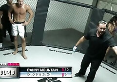 Sexy ebony breasty hotty drilled hard by the giant schlong of Danny Mountain