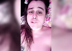 Playing with my Overweight Girlcock