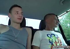 Shaun Mann Josh Jared Reece Bentley in Big dicked Josh Jared drills his two bottom friends in car - BoysOnTheProwl