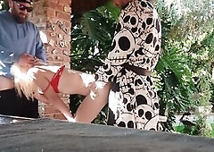 Having Joy in the Garden Blonde Suking Wang
