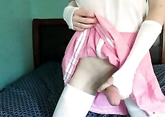 Crossdressing Yiff Plays With Self And Cums From Sex-Toy