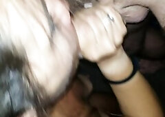 Wife sucks my shlong like that babe's avid at it. Slobber everywhere