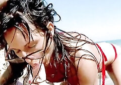 Raquel is known in spain for the participation on tv on "Who wishes to marry with my hunk?". That babe's the frantic contest and do eve