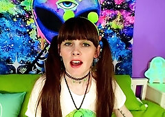 Big tit blonde gives blowjob to big cock