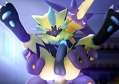 Zeraora & Toxtricity Sexually Excited Training Pokemon Banging Manga Animation