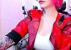 Big boobs milf masturbates with her dildo