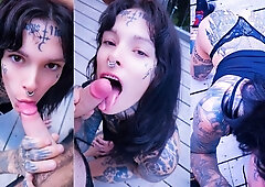 I Lured A Straight Guy In The Woods To Suck His Dick With Amy Nosferatu