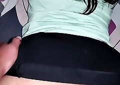 Wife's friend invites her to play in the room