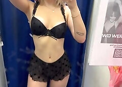 Hawt Underware Try on Haul Hot Hotty Changing room joy