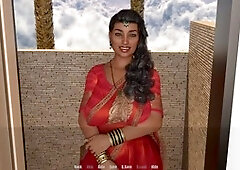 Mature naughty lady enjoys video game with sexy cartoon mom