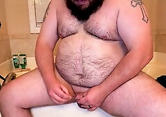 Bear, cock sounding, straight guy