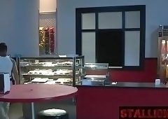 Stud gets tight asshole filled by long cock