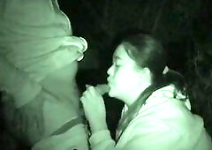 Public fellatio outside the art museum... nearly got caught!