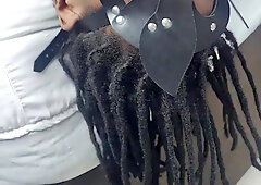 Masked Ebony Wife Analized In Doggy Style By Black Husband