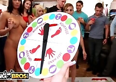 Pornstars Rachel Roxx, Rachel Starr, Diamond Kitty, and Luna Star Crash Dorm Room Party