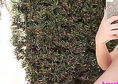 dude gargles platinum-blonde tgirl before riding