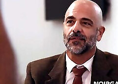 Real estate agent fucks his bbc customer - gay interracial sex