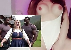 Sexy European gals having interracial sex - Visit the "Ai hawt experience" channel to see the full movie scene