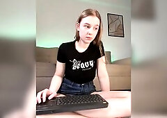 Real climax during the time that large vibrator screwing my twat