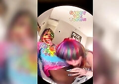 White Wench Melody Parker Eating Up Enormous Ebony Shlong At The Circus