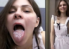 Let Me Clean Your Room Daddy - Cutey Turns into Submissive Cumslut