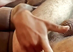 My booty is incredibly wet, feel it - firm and intense anal fingering