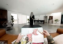 VR Conk: Hot Brunette hair Mary Marvel Gives Unfathomable Blow job And Bangs Hard in Cosplay Parody Of Shazam pt.two