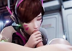 Dva Dropship Animation With Gamer Girl