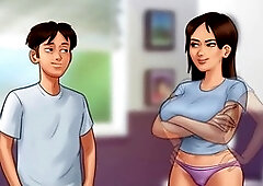 Animated mom with voice, anime mom, summertime saga mom