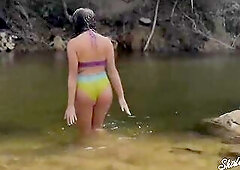 My WIFE'S Amoral BESTIE want to SCREW OUTDOORS. POV Screwing xxxx