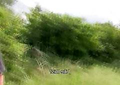 CzechHunter: Very shy pretty gay reality flashing in public