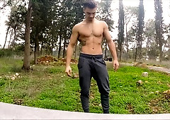 Arik Mozh Spunking in Truck (utter)