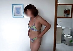 Sexy bikini, indian wife cuckold, hairy mom solo